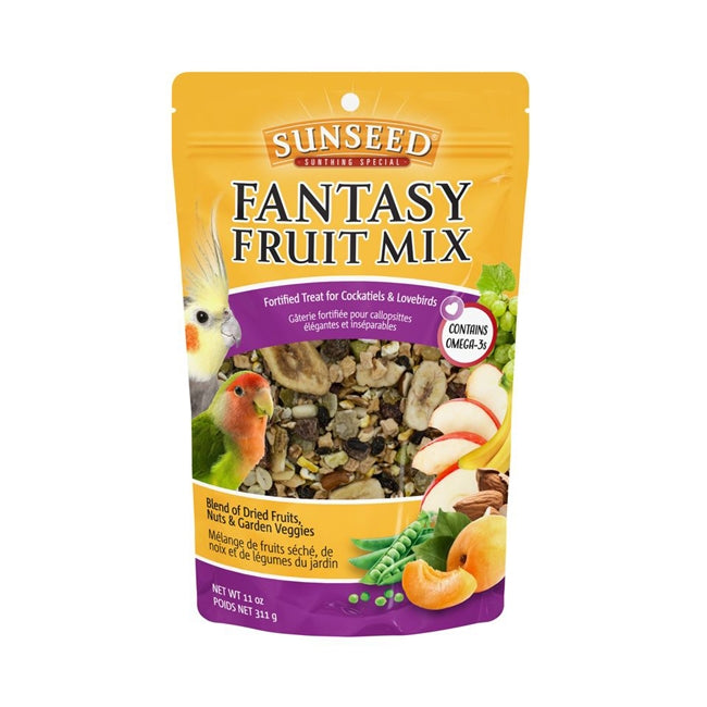 Sunseed 59305 Fantasy Fruit Mix Treat 11 oz