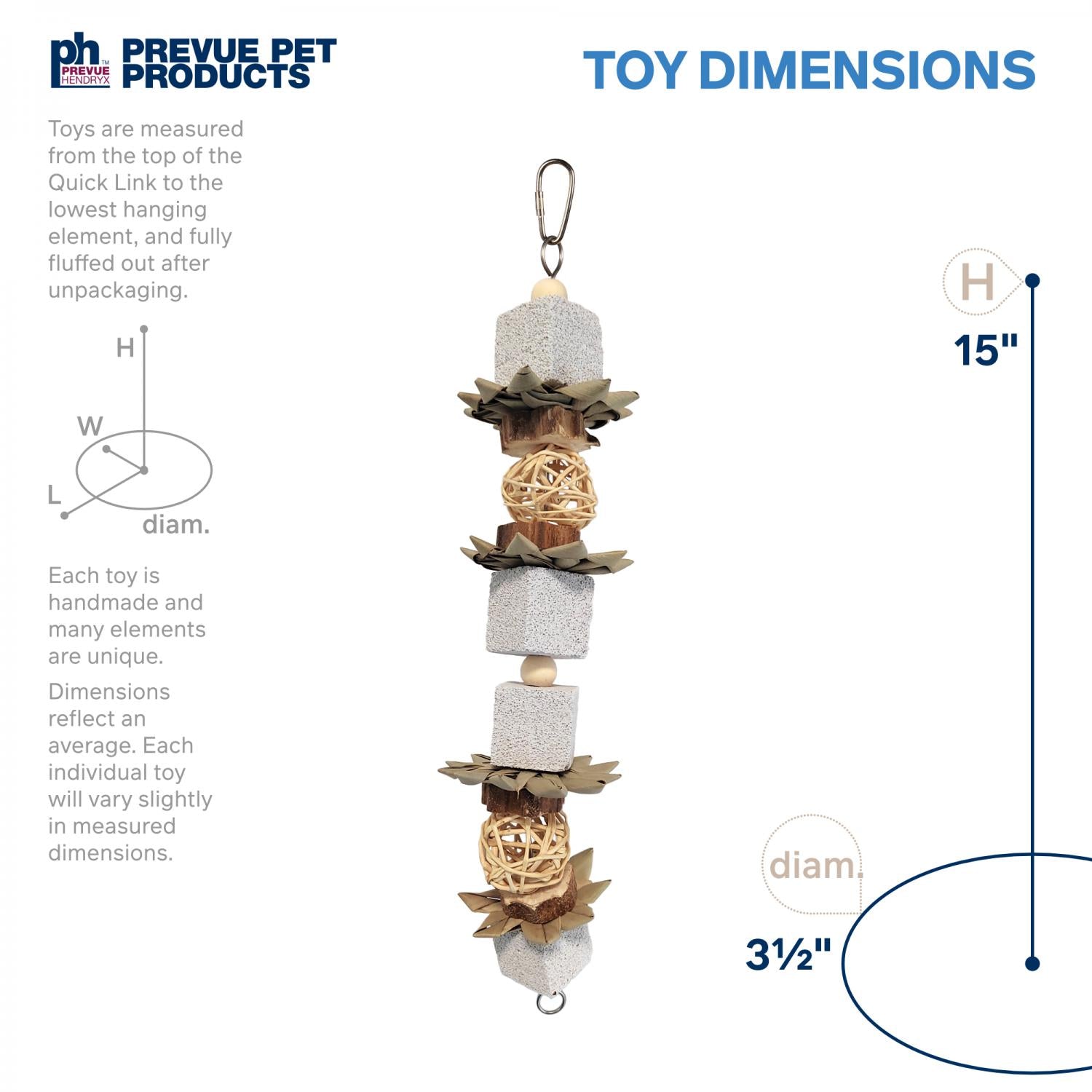 Prevue Hendryx 60260 Lava Cubes & Sphres