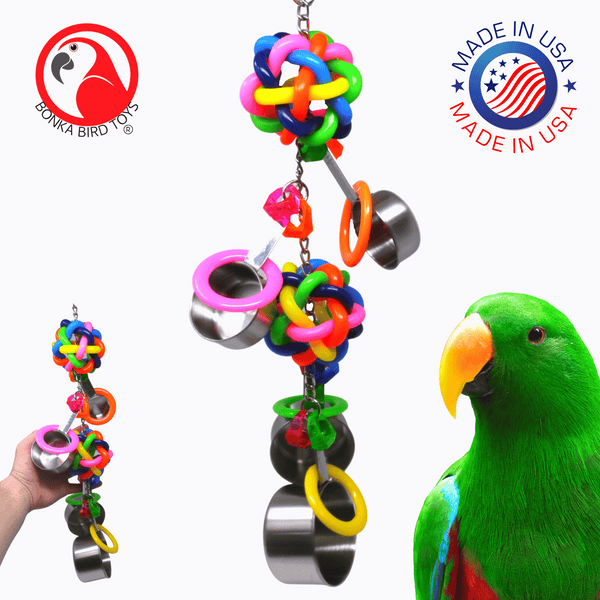Bonka Bird Toys 2168 Duo Pot Ring