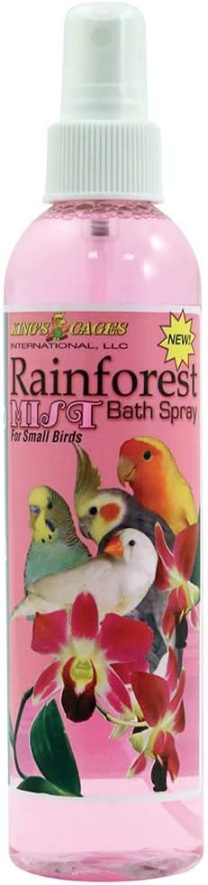 Kings Cages 50020 Rainforest Mist Bath Spray Small Birds 8oz