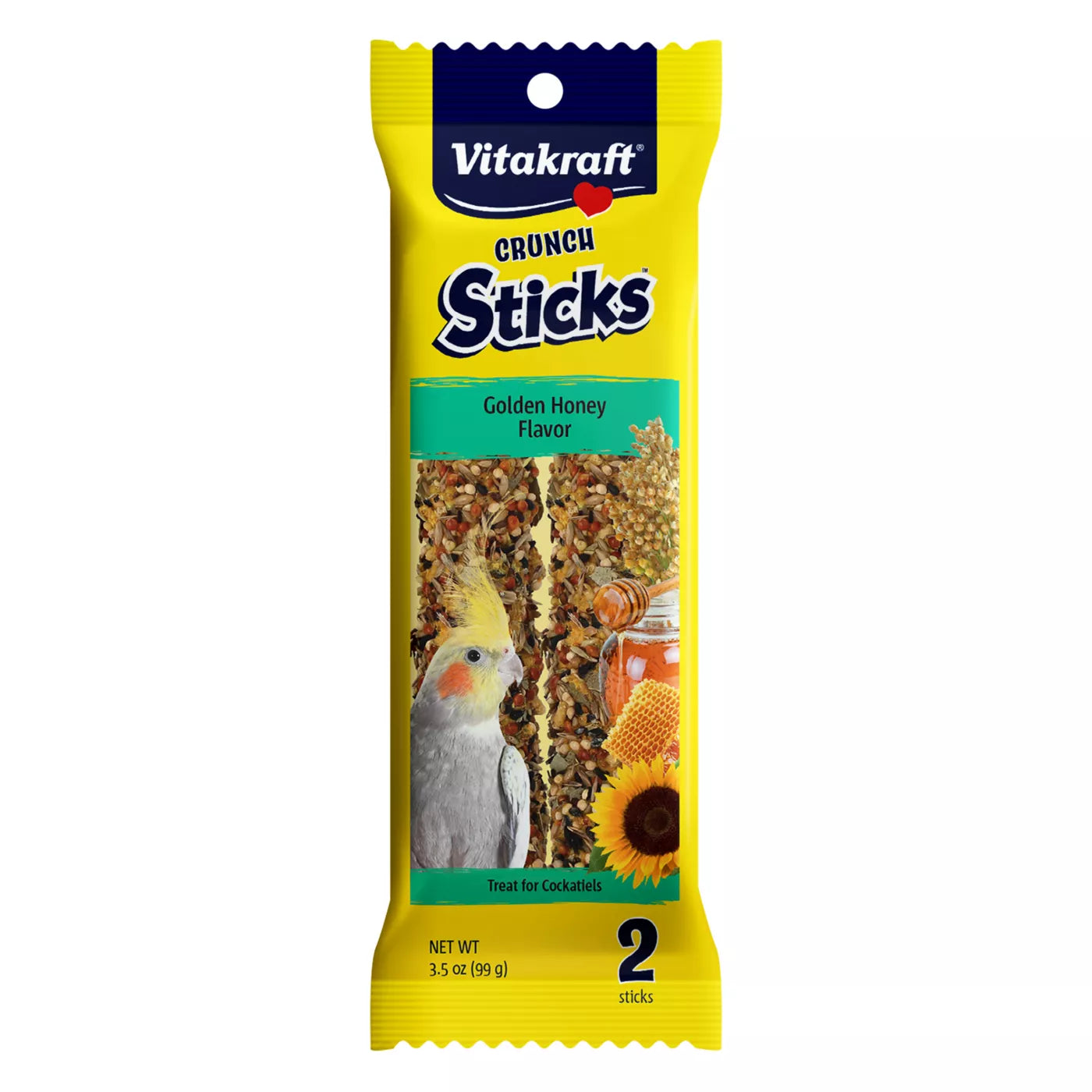 Vitakraft 59451 Crunch Sticks Golden Honey Flavor
