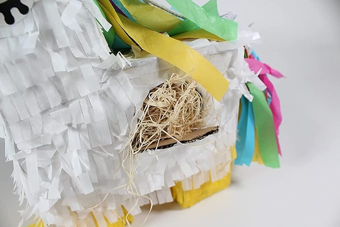 Penn-Plax Unicorn Pinata with Natural Nesting Material