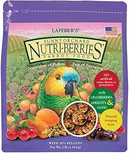 LAFEBER'S Sunny Orchard Nutri-Berries for Parrots, 3 lb