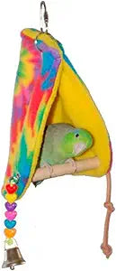 Super Bird Creations SB473 Peekaboo Perch Tent for Small Birds, Bird Bed & Parrot Perch