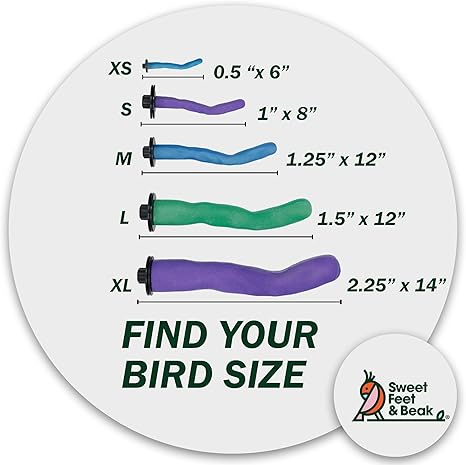 Sweet Feet & Beak Safety Pumice Perch - Trims Nails and Beak X-Large 14"