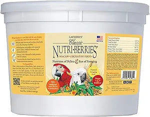 Lafeber's Classic Nutri-Berries for Macaw / Cockatoo 3.5 lb. Tub
