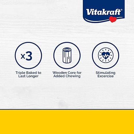 Vitakraft 59432 Crunch Sticks Variety Pack: Orange & Apricot Flavor, Egg & Honey Flavor, Sesame & Banana Flavor Treats for Parakeets, 2.4 oz