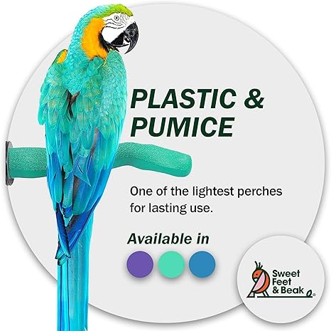 Sweet Feet & Beak Safety Pumice Perch - Trims Nails and Beak X-Large 14"