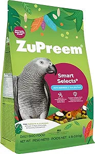 ZuPreem Smart Selects Daily Bird Food for Parrot (ML, 4 lbs)