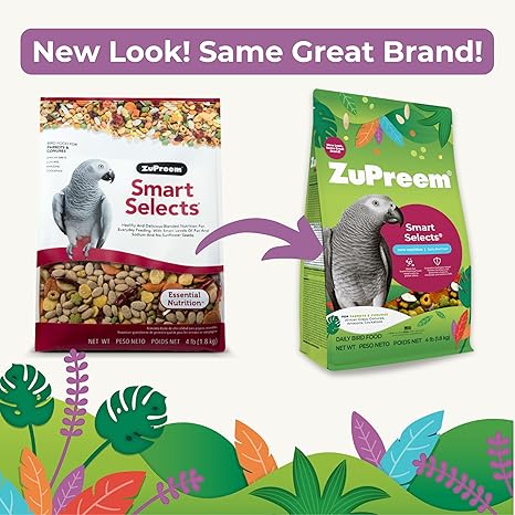 ZuPreem Smart Selects Daily Bird Food for Parrot (ML, 4 lbs)