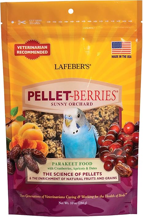 LAFEBER'S Pellet-Berries for Parakeets 10OZ