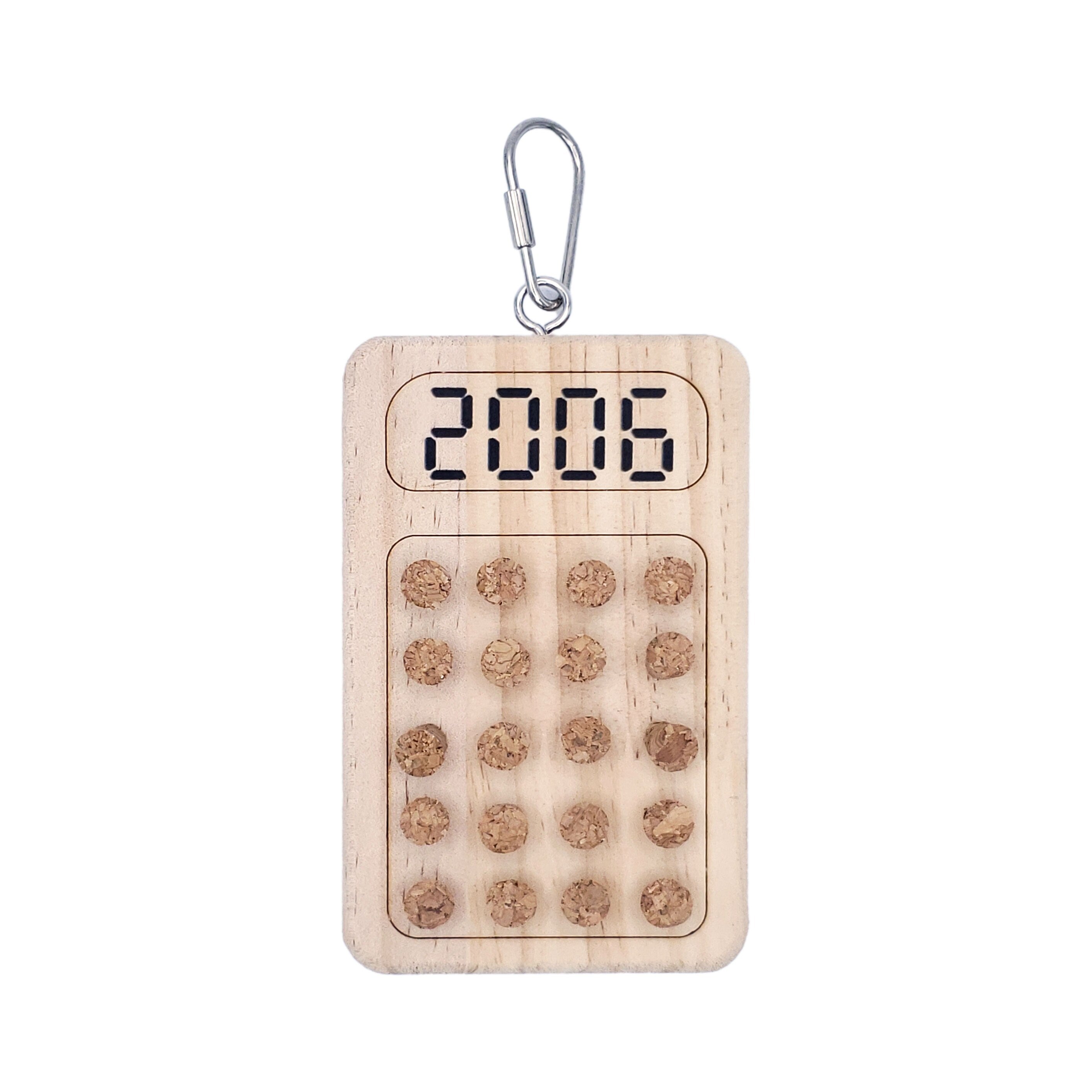A&E HB01539 Wood And Cork Calculator