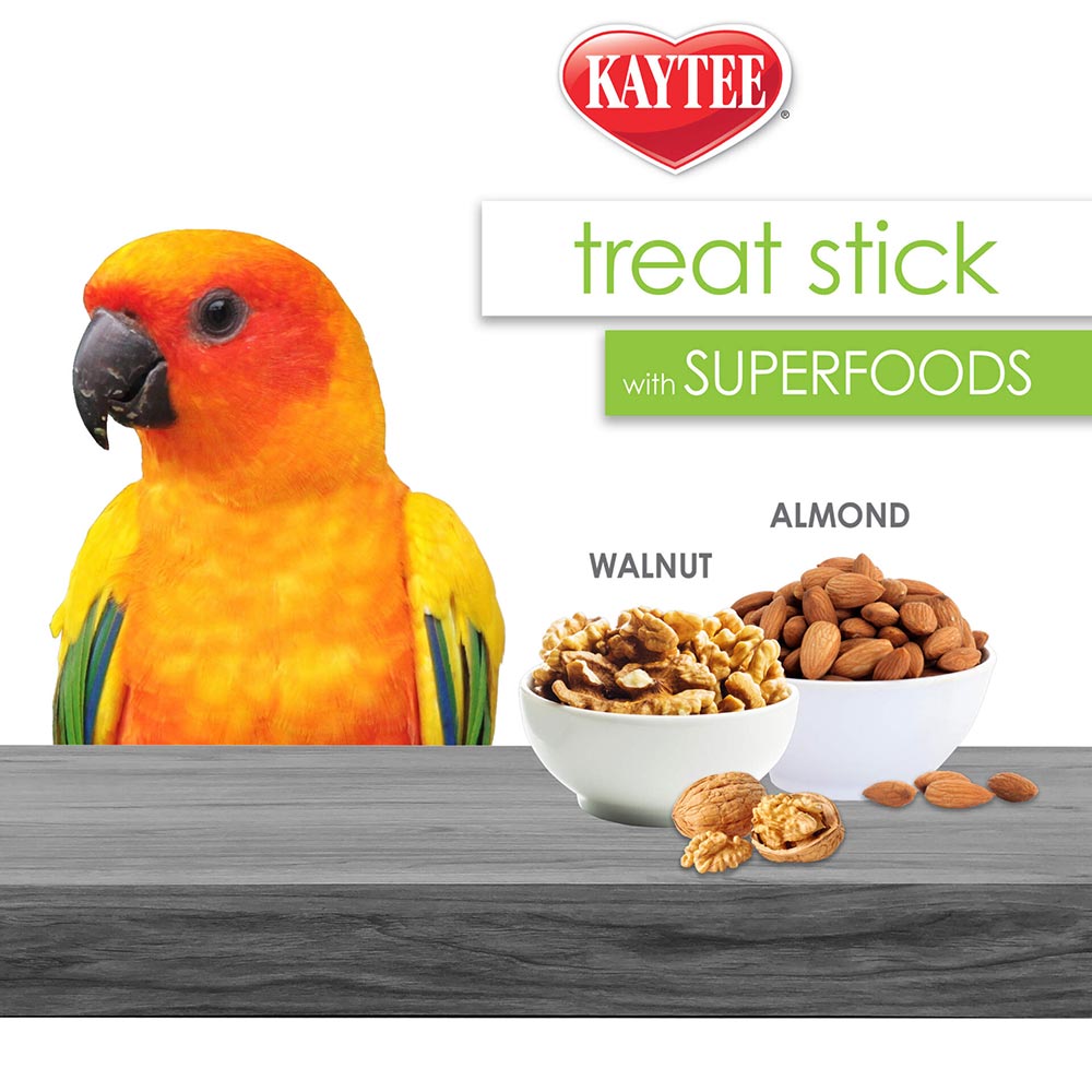Kaytee Avian Almond Walnut Superfood Treat Stick