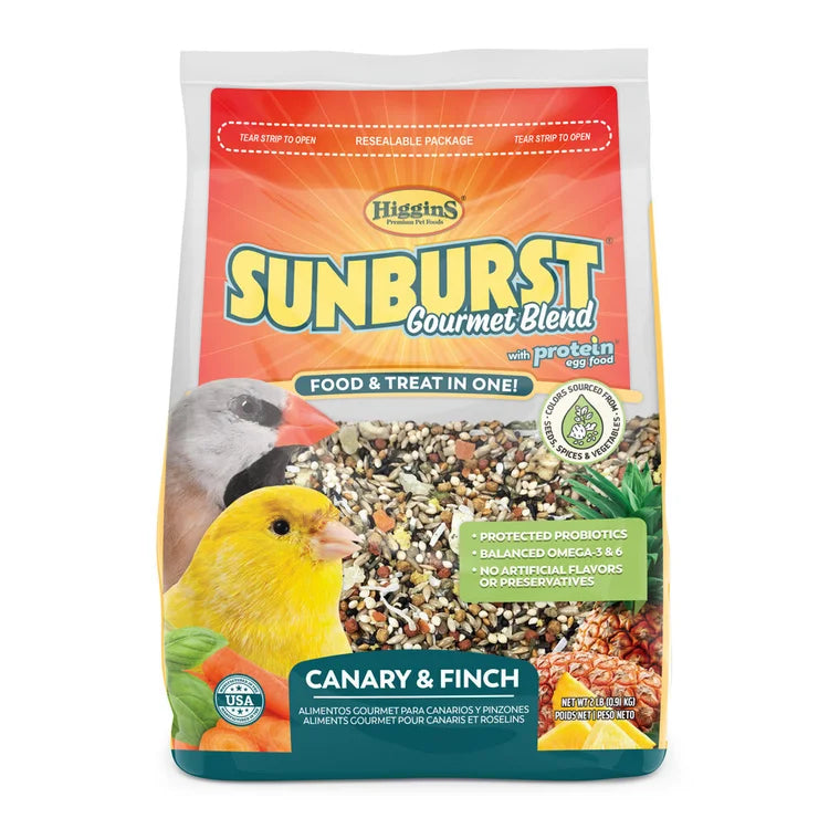 Higgins 30225 Sunburst Canary & Finch 2lb