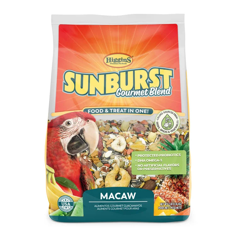 Higgins 30236 Sunburst Macaw 3lb