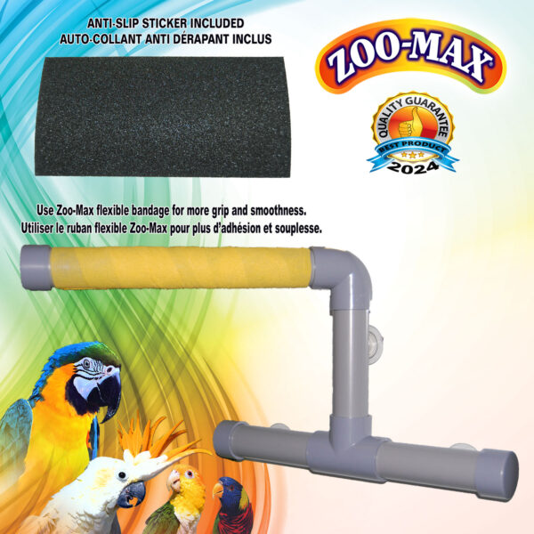 ZooMax T2003 LARGE SHOWER PERCH 10″ X 15″