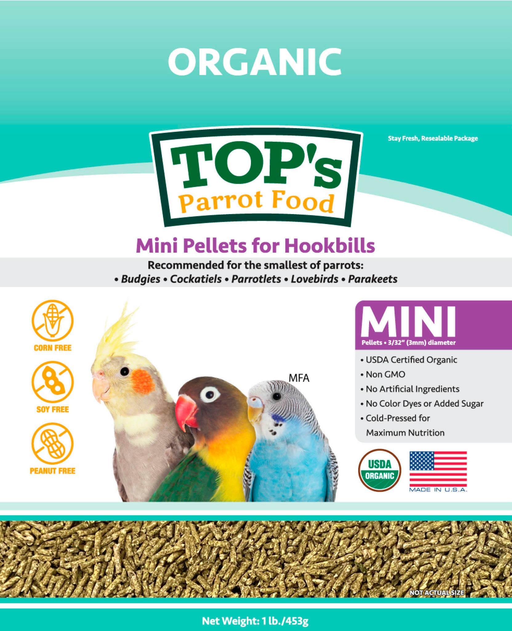 Tops Mini Pellets 1lbs