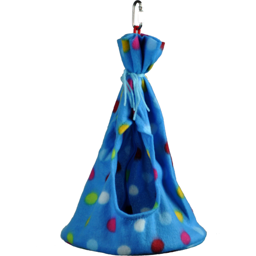 A&E HB1508 Fleece Teepee Bird Toy Large