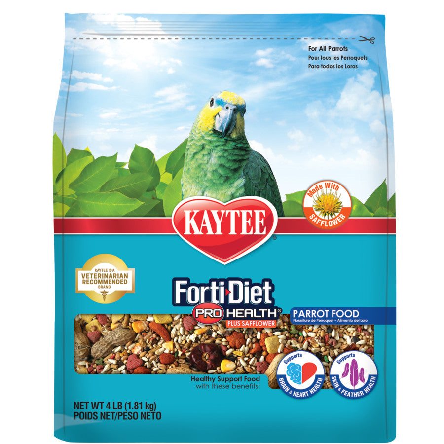 Kaytee Forti Diet Parrot with Safflower Seed 4lb