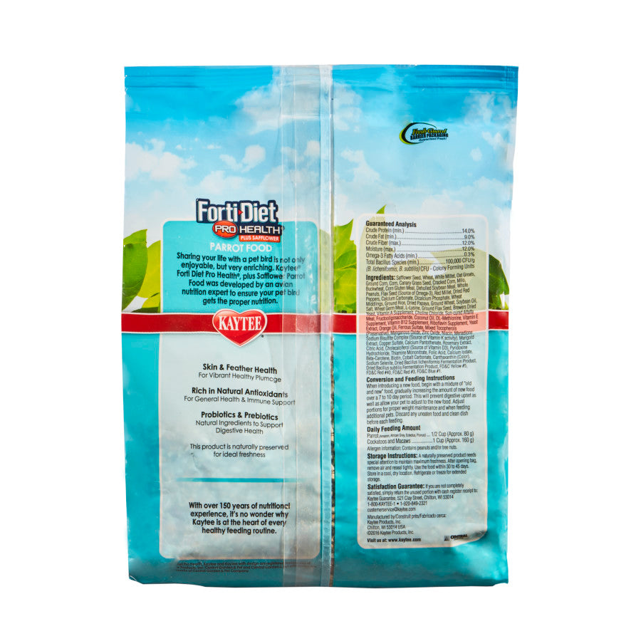 Kaytee Forti Diet Parrot with Safflower Seed 4lb
