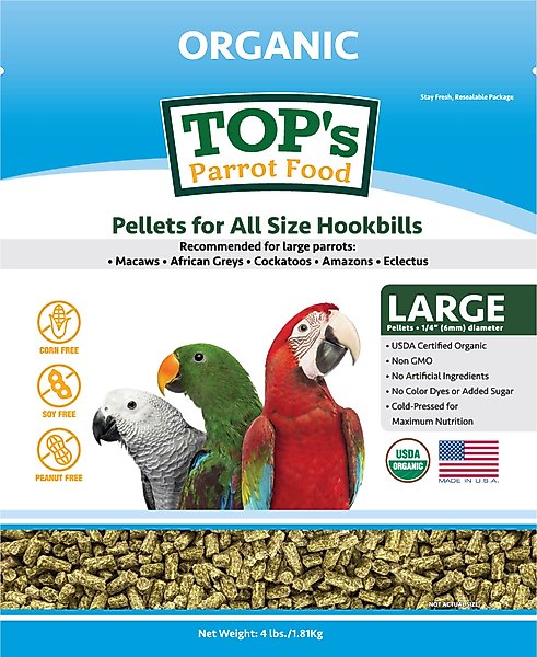 Tops Large Parrot Food 4lb