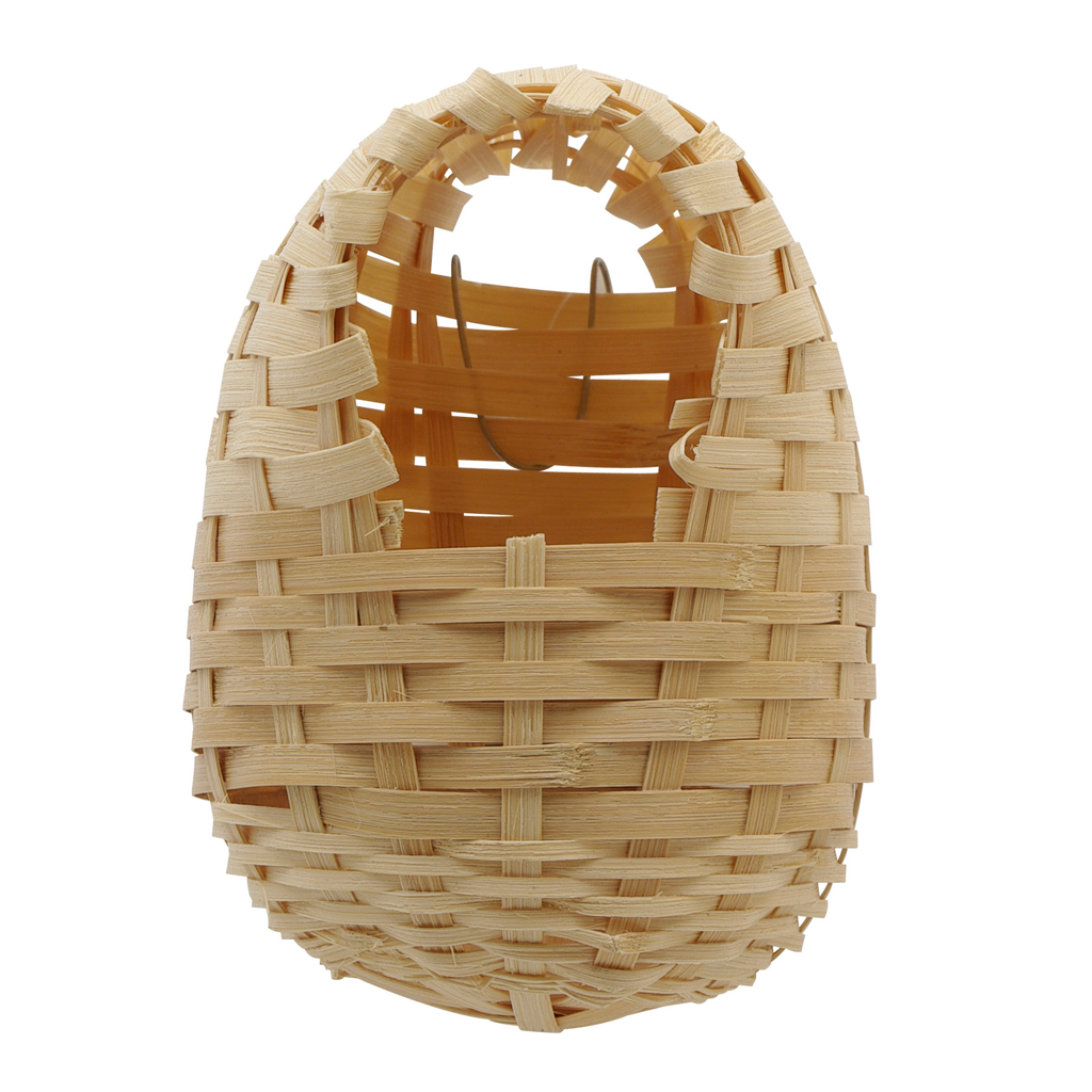 Living World Bamboo Bird Nest for Finches - Large
