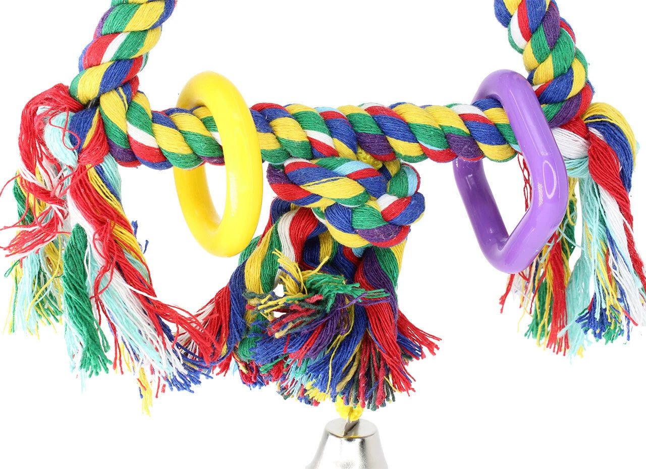 Bonka 1325 Tiny Rope Triangle Bird Toy