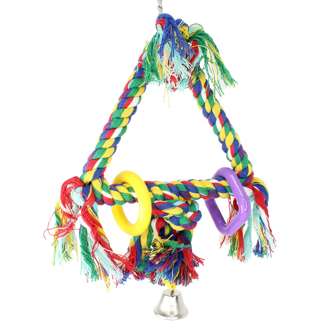 Bonka 1325 Tiny Rope Triangle Bird Toy