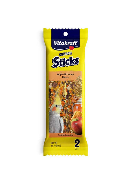 VitaKraft Crunch Stick Apple & Honey Cockateil 2 sticks