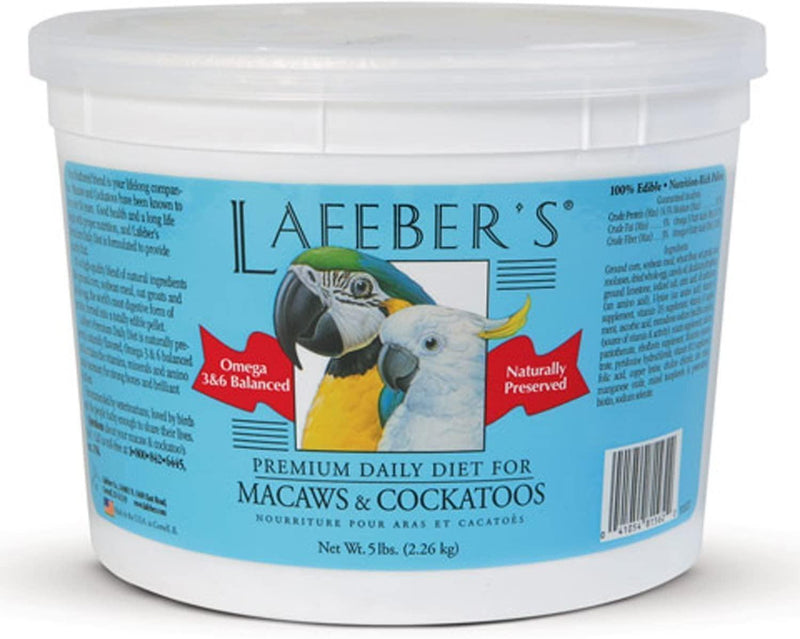 Lafeber's Premium Daily Diet Food for Macaws & Cockatoos