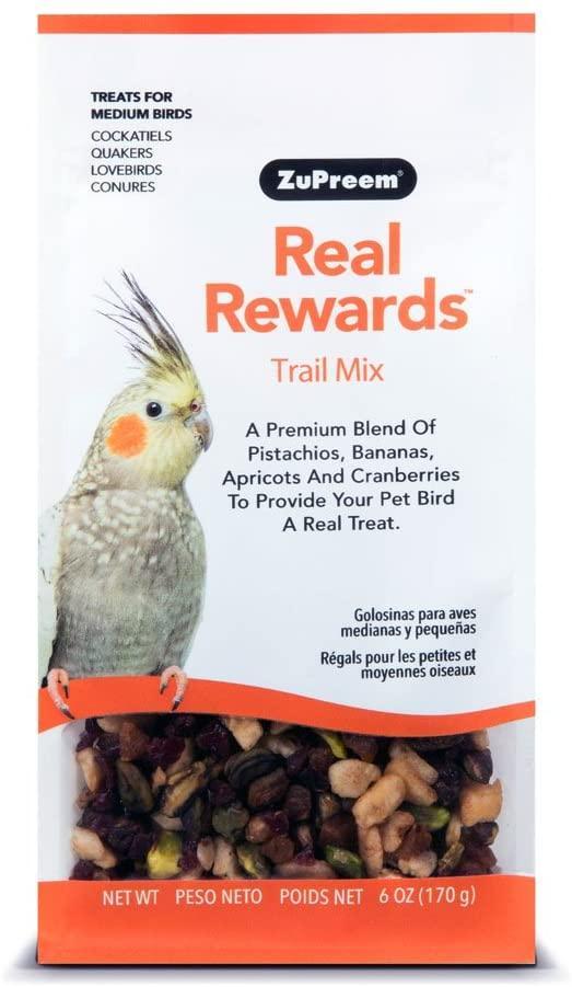 Zupreem Real Rewards Trail Mix Treats for Medium Birds