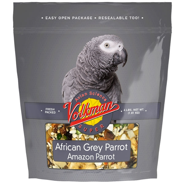 Volkman Avian Scien African Grey  Amazon 4lbs