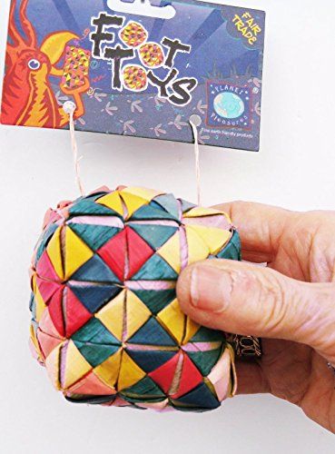 Planet Pleasure 03315 Large Square Woven Foot Toy (1 piece)