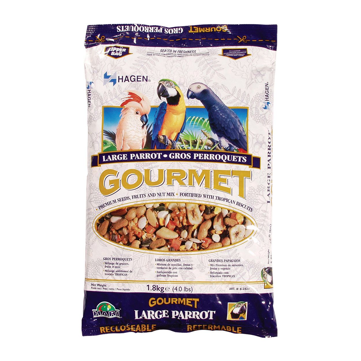 Hagen gourmet Large Parrot 4lb