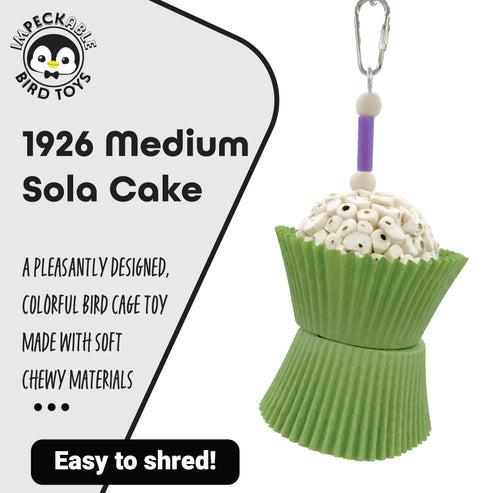 Impeckable Bird Toys 1926 Medium Sola Cake