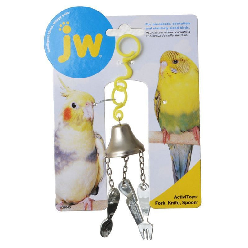 JW 31045 Fork Knife Spoon & Bell Toy