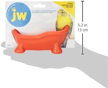 JW Pet Company Insight Inside the Cage Bird Bath Bird Accessory (colors may vary)