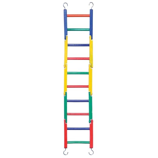 Prevue Pet Products Carpenter Creations Jointed Wood Ladder, 20", Multicolor