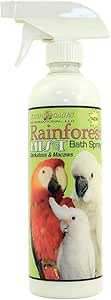 Kings Cage Rainforest Mist Bath Spray Cockatoo & Macaws 17Oz