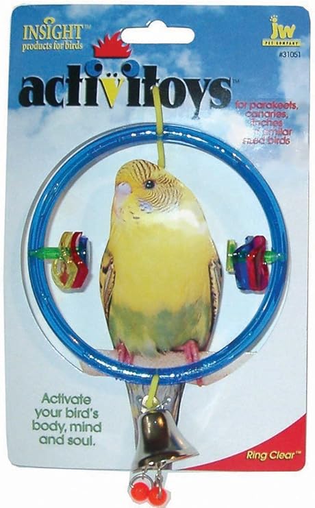 Jw Ring Clear Ring Clear Bird Toy