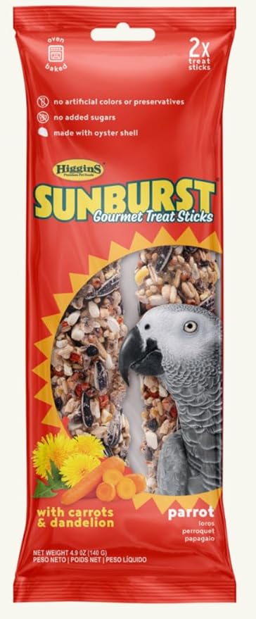 Higgins 113286 Sunburst with Carrots & Dandelion Parrot