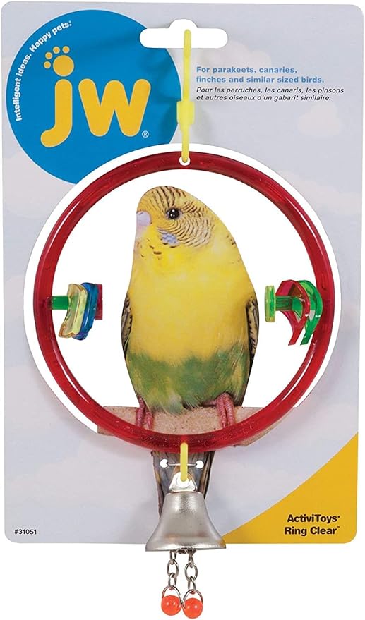 Jw Ring Clear Ring Clear Bird Toy