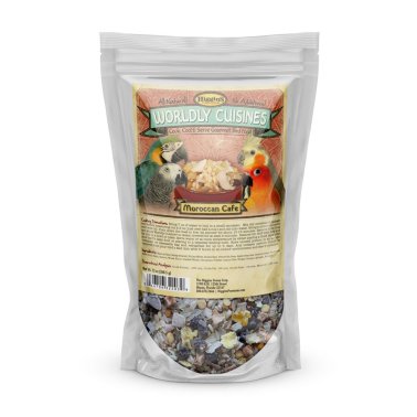 HIGGINS HIG32203 Worldly Cuisines® Moroccan Cafe with Long Grain Rice Gourmet Bird Food 13 Oz