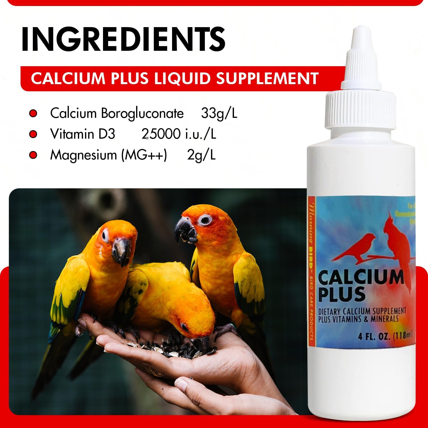 Morning Bird 045 Calcium Plus 4oz