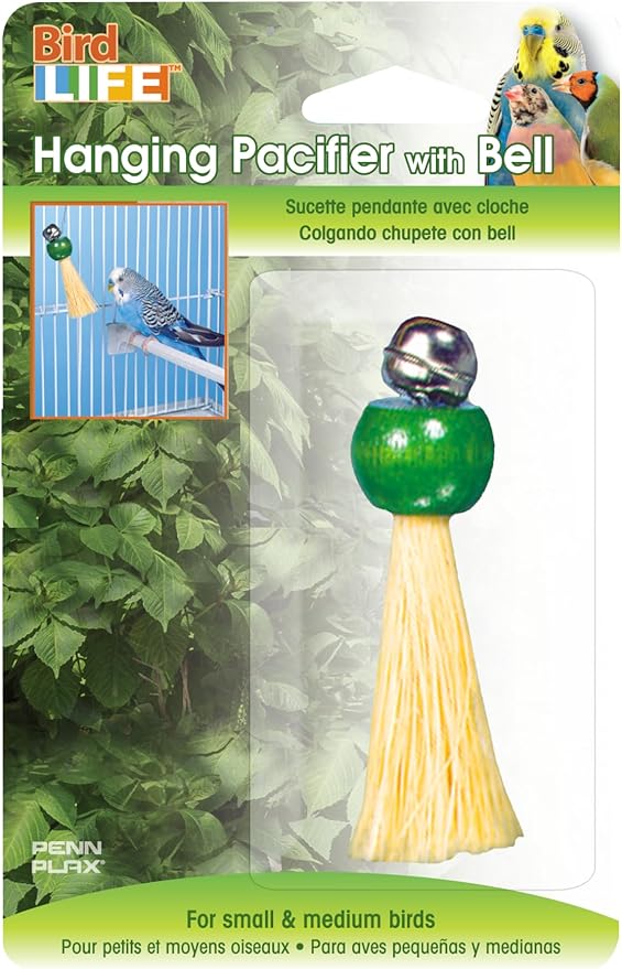 Penn Plax Bird Life Hanging Pacifier With Bell