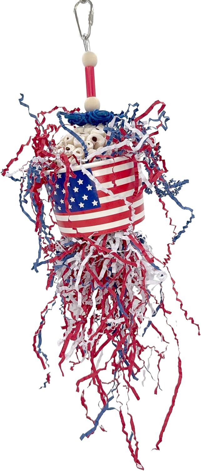 Impeckable Bird Toy 2130 American Flag Sola Forager