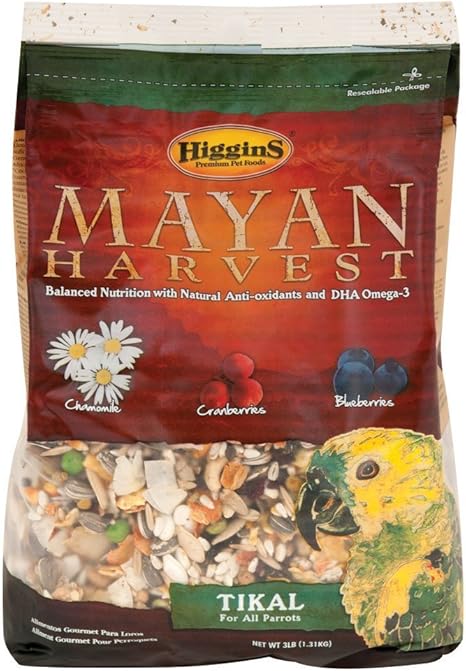 Higgins 30215 Bird Supplies Tikal Parrot  3 Lb