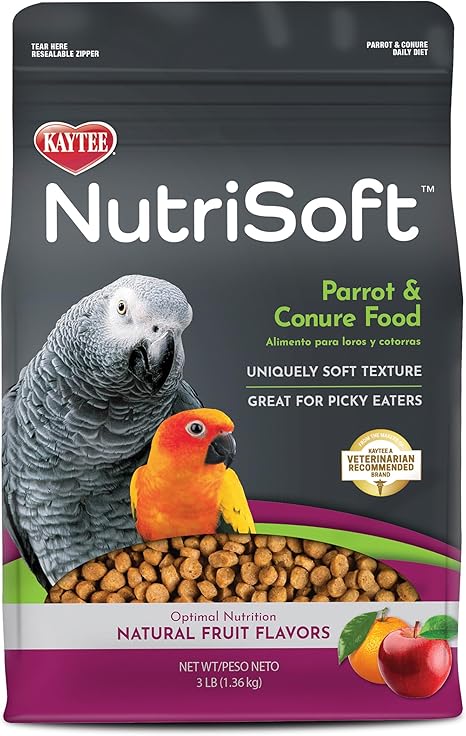 Kaytee 00617 Nutrisoft Macaw\cockatoo 3lbs