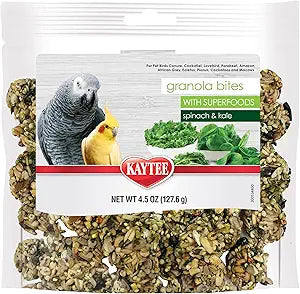 Kaytee Granola Bites with Super Foods Spinach and Kale