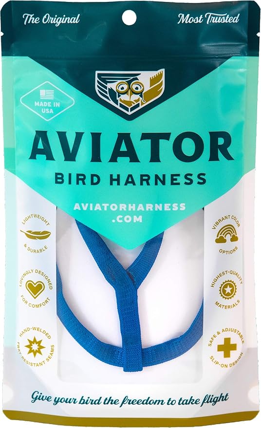 Aviator Bird Harness Xlarge Blue